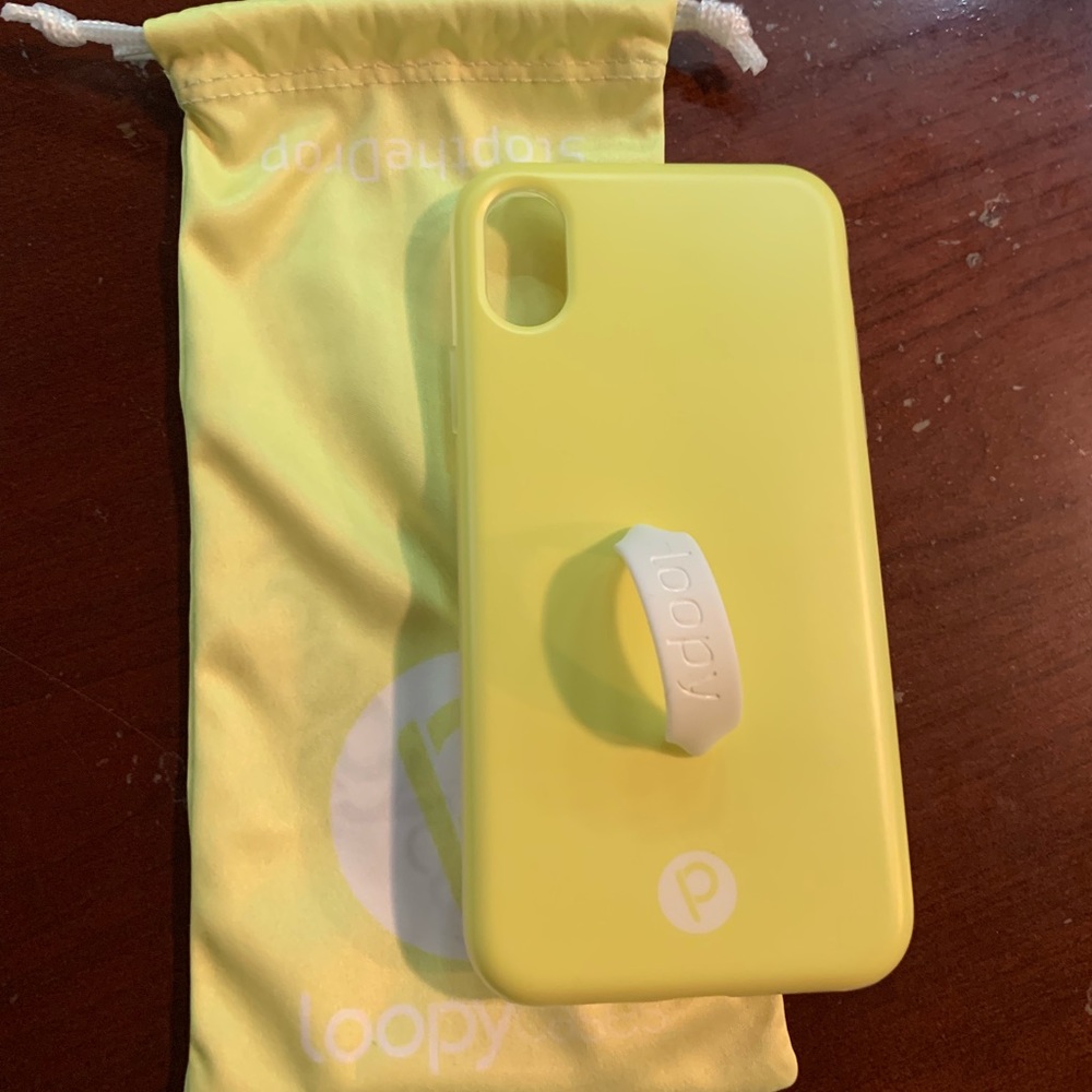 Yellow Loopy case IPhone X/XS